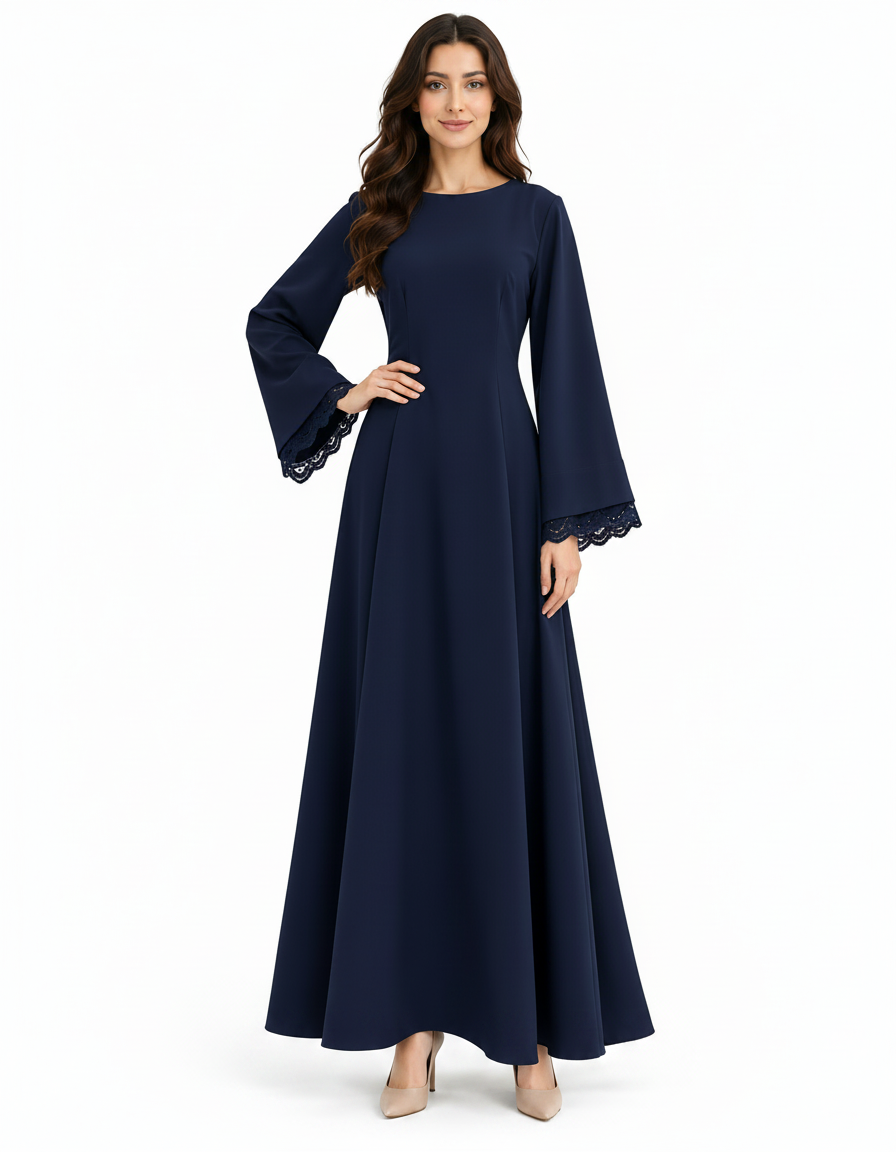 Kawkab Everyday Maxi Dress – Long Sleeve  Elora