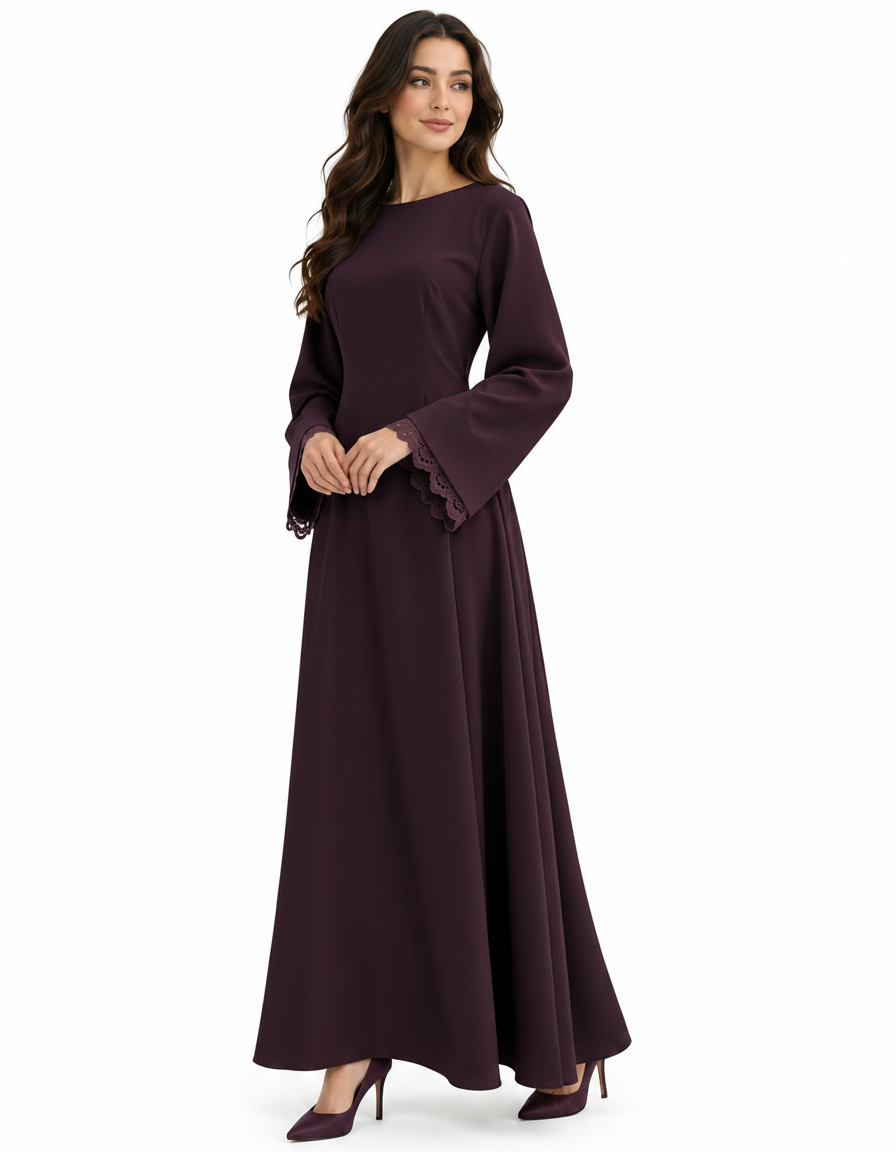 Kawkab Everyday Maxi Dress – Long Sleeve  Elora