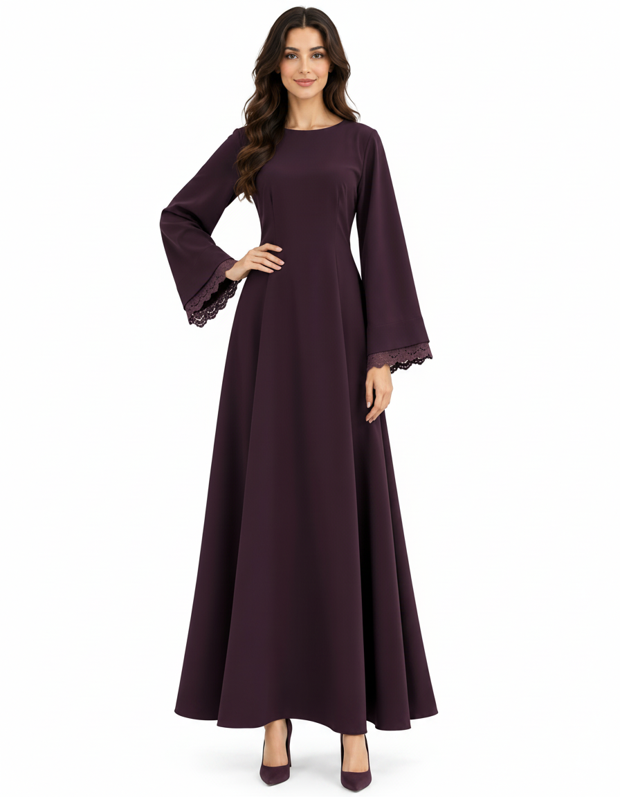 Kawkab Everyday Maxi Dress – Long Sleeve  Elora