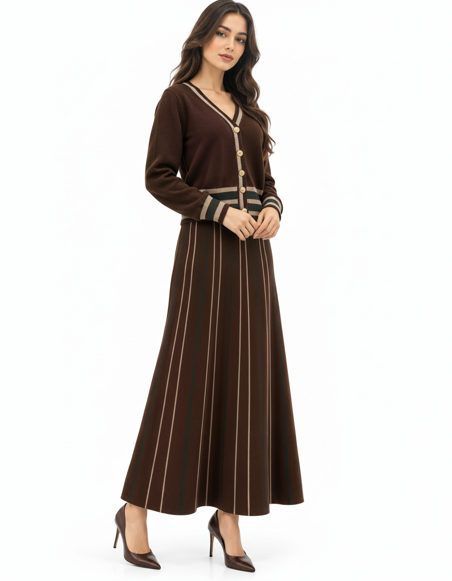 Inas Viscose Cropped Jacket – Button-Front V-Neck  Elora