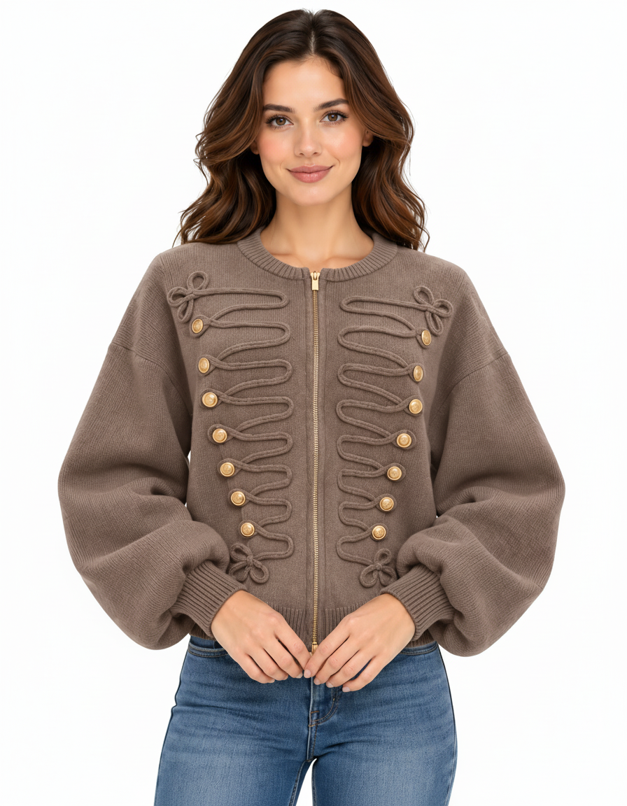 Raghad Viscose Jacket – Long Sleeve  Elora