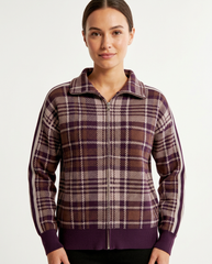 Wajd Plaid Jacket – Long Sleeve  Elora