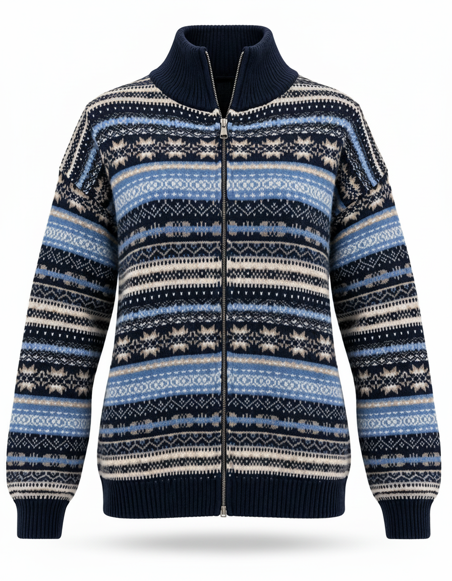 Wisam Abstract Jacket – Long Sleeve  Elora