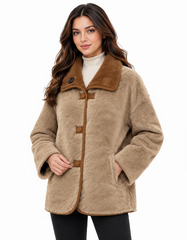 Maysa Everyday Jacket – Button-Front Collared  Elora