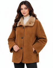 Maysa Everyday Jacket – Button-Front Collared  Elora