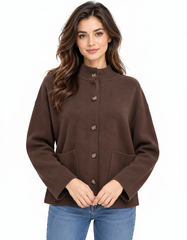 Hanadi-Nour Everyday Jacket – Button-Front Long Sleeve  Elora