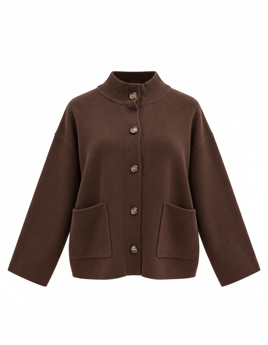 Hanadi-Nour Everyday Jacket – Button-Front Long Sleeve  Elora