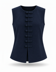 Rafif Viscose Gilet – Sleeveless  Elora