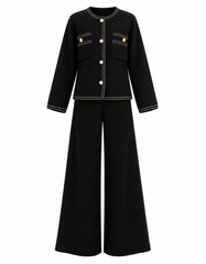 Anfal Everyday Co-ord Set – Button-Front Long Sleeve  Elora