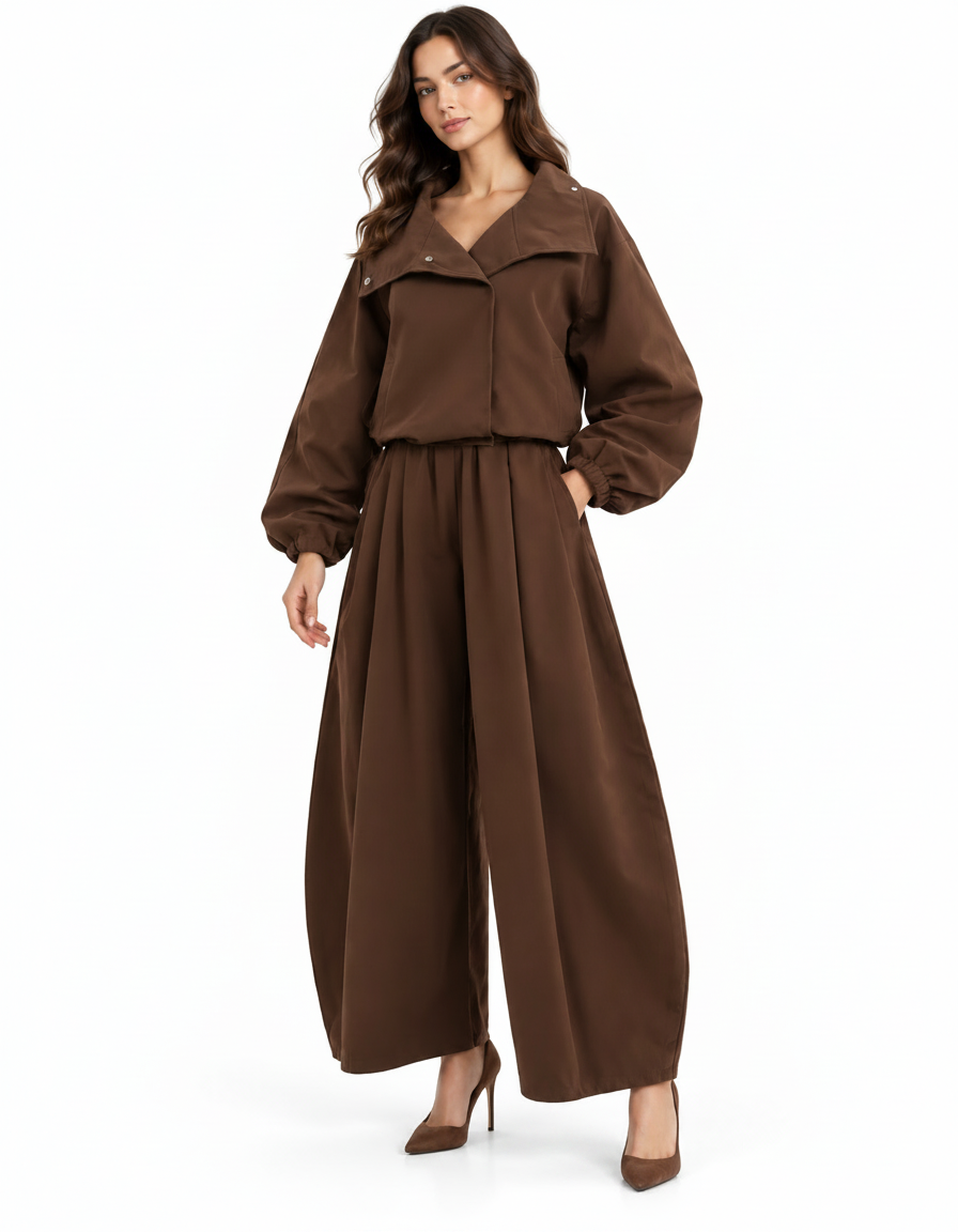 Doaa Cotton Co-ord Set – Long Sleeve  Elora