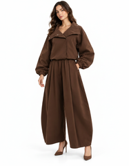 Doaa Cotton Co-ord Set – Long Sleeve  Elora
