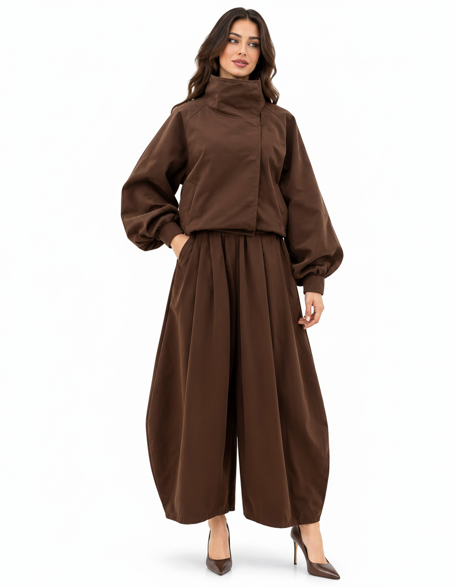 Doaa Cotton Co-ord Set – Long Sleeve  Elora