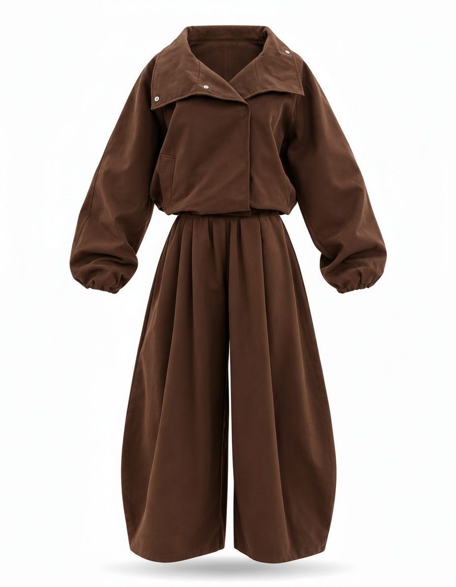 Doaa Cotton Co-ord Set – Long Sleeve  Elora