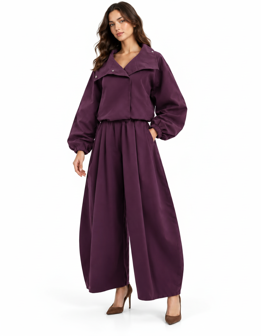 Doaa Cotton Co-ord Set – Long Sleeve  Elora