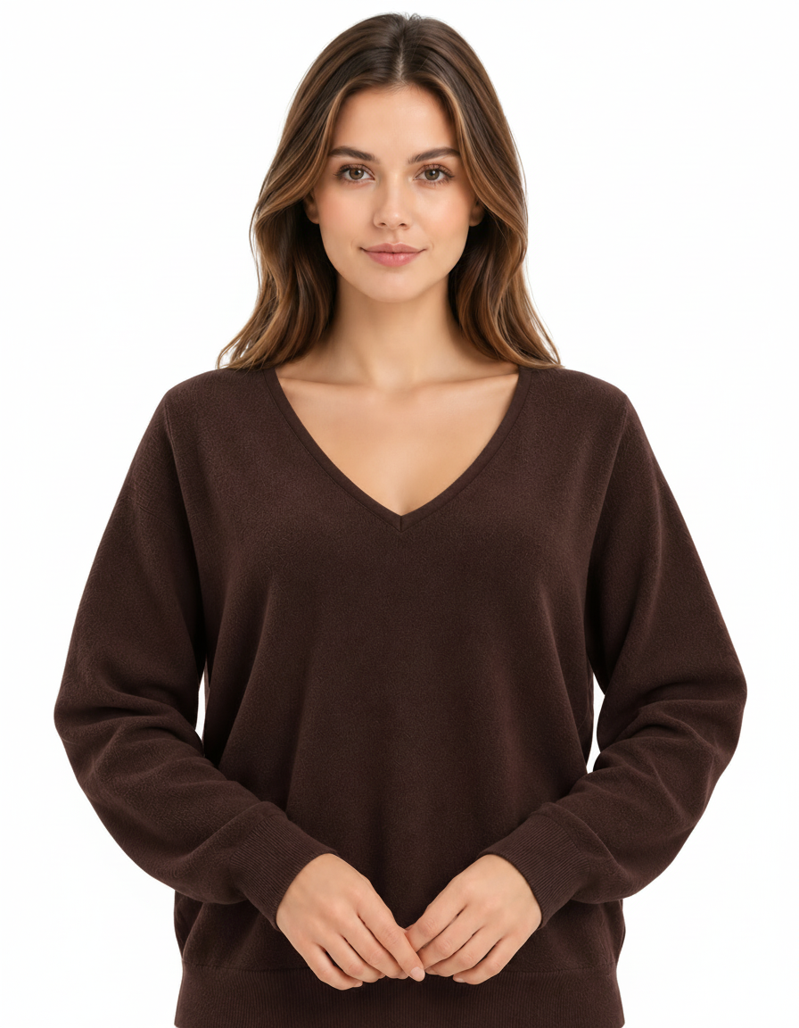 Sabreen Viscose Blouse – Pull-On Boat Neck  Elora