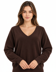 Sabreen Viscose Blouse – Pull-On Boat Neck  Elora