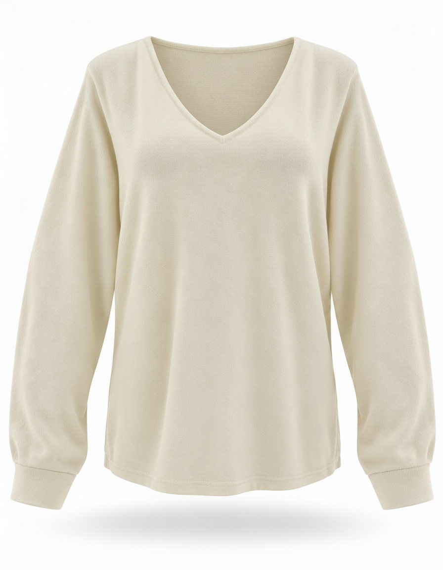 Sabreen Viscose Blouse – Pull-On Boat Neck  Elora