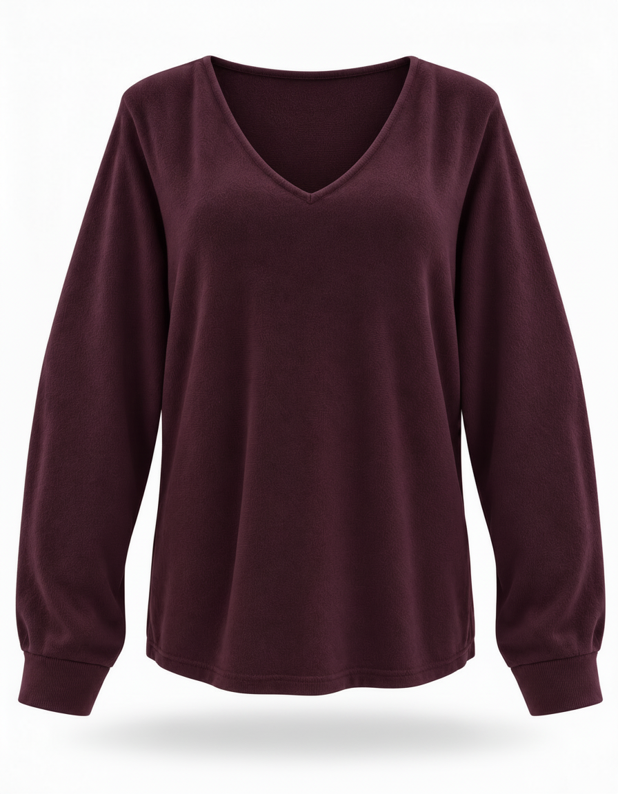 Sabreen Viscose Blouse – Pull-On Boat Neck  Elora