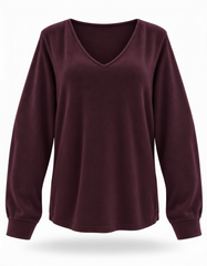 Sabreen Viscose Blouse – Pull-On Boat Neck  Elora