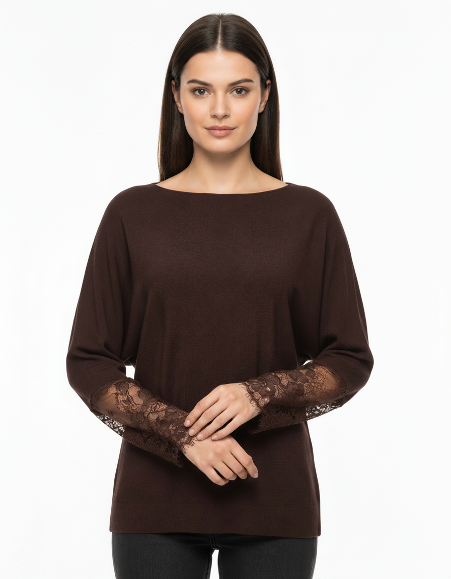 Safaa Viscose Blouse – Pull-On Long Sleeve  Elora