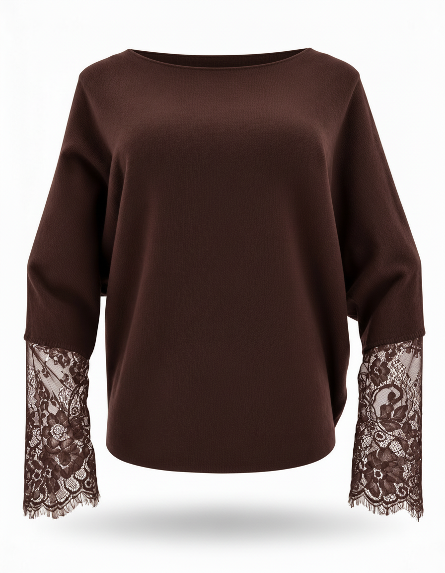 Safaa Viscose Blouse – Pull-On Long Sleeve  Elora