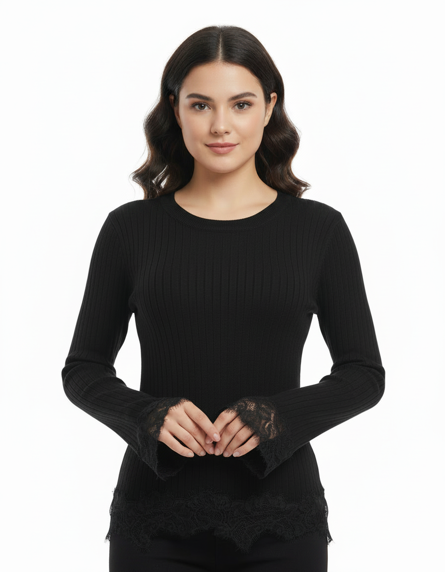 Shaza Viscose Blouse – Pull-On Long Sleeve  Elora