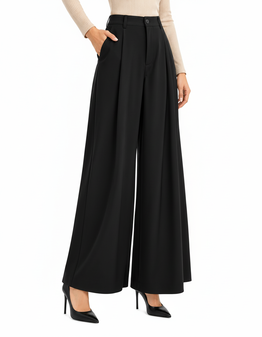 Nuha Everyday Maxi Trousers – Relaxed Fit  Elora