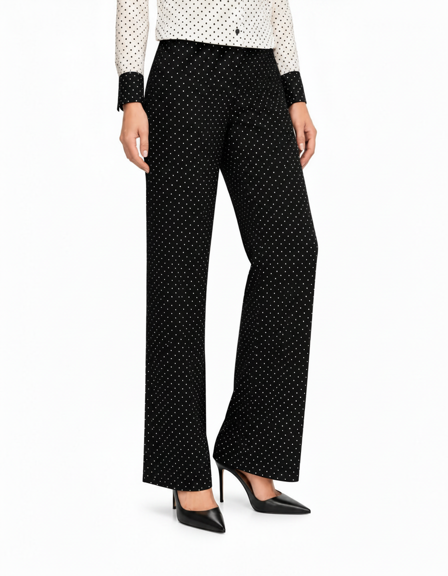 Batul Polka Dot Maxi Trousers  Elora
