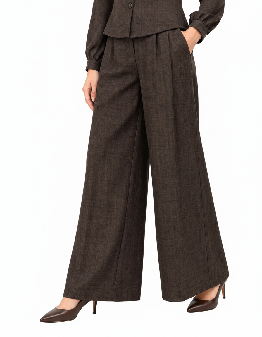 Fawzia Cotton Maxi Trousers – Relaxed Fit  Elora
