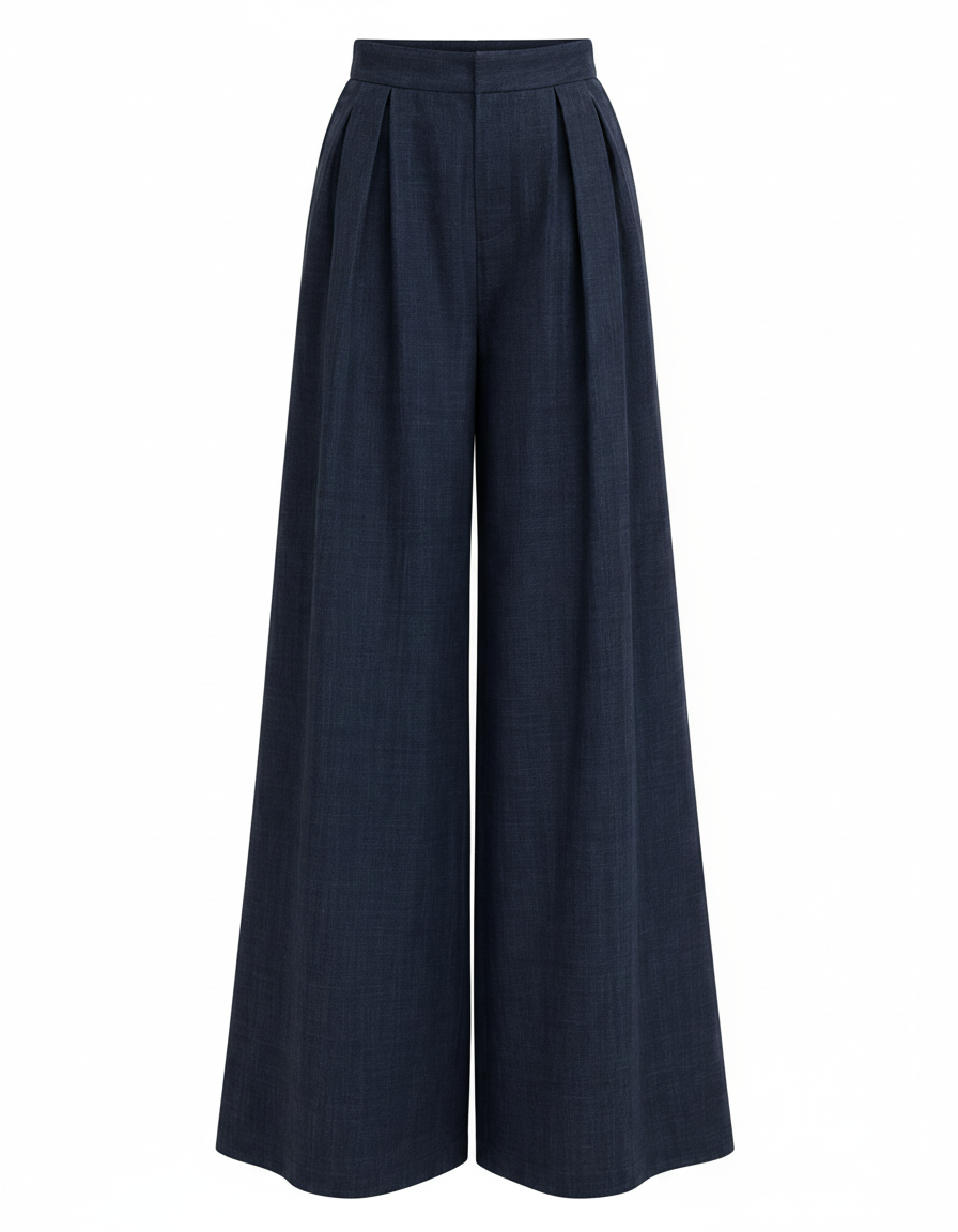 Fawzia Cotton Maxi Trousers – Relaxed Fit  Elora