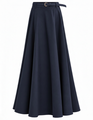 Lamar Everyday Maxi Skirt – Belted  Elora
