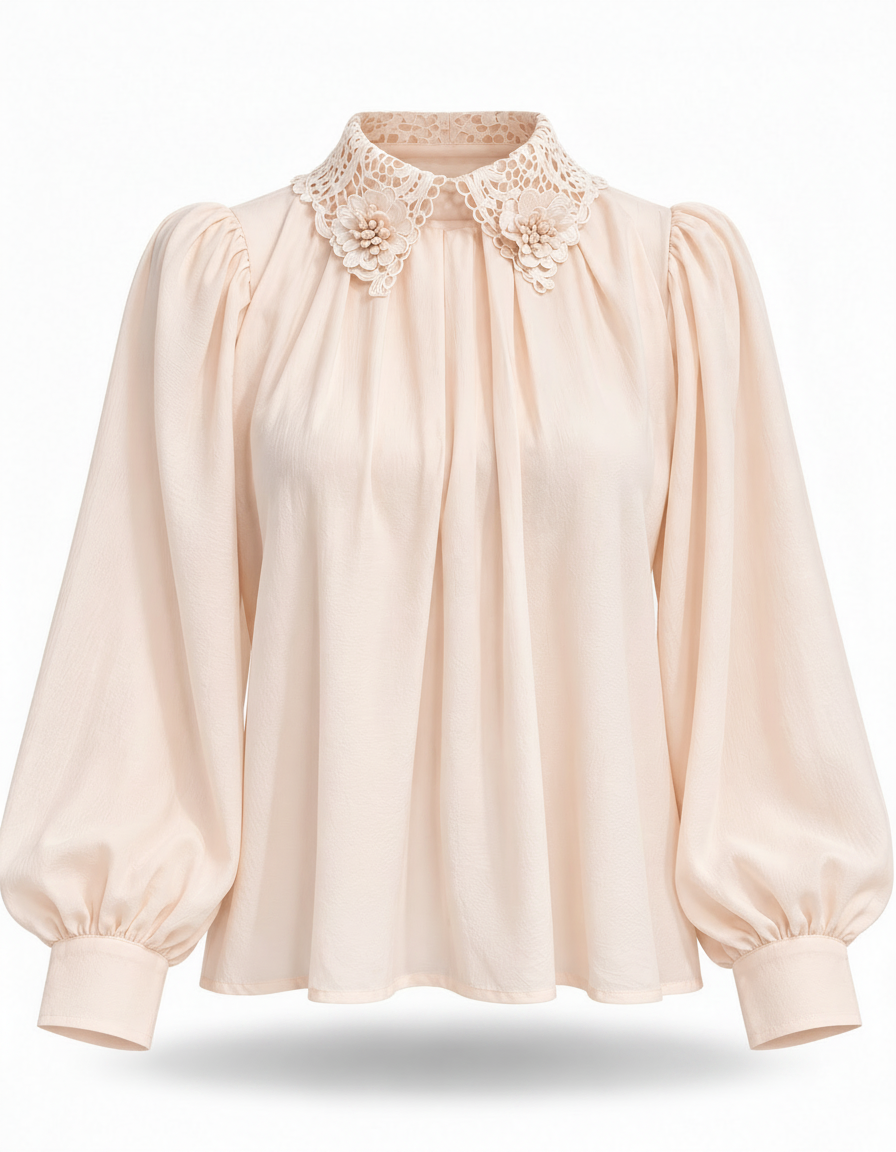 Balsam Everyday Blouse – Pull-On Collared  Elora