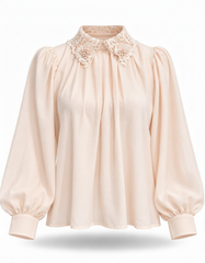 Balsam Everyday Blouse – Pull-On Collared  Elora