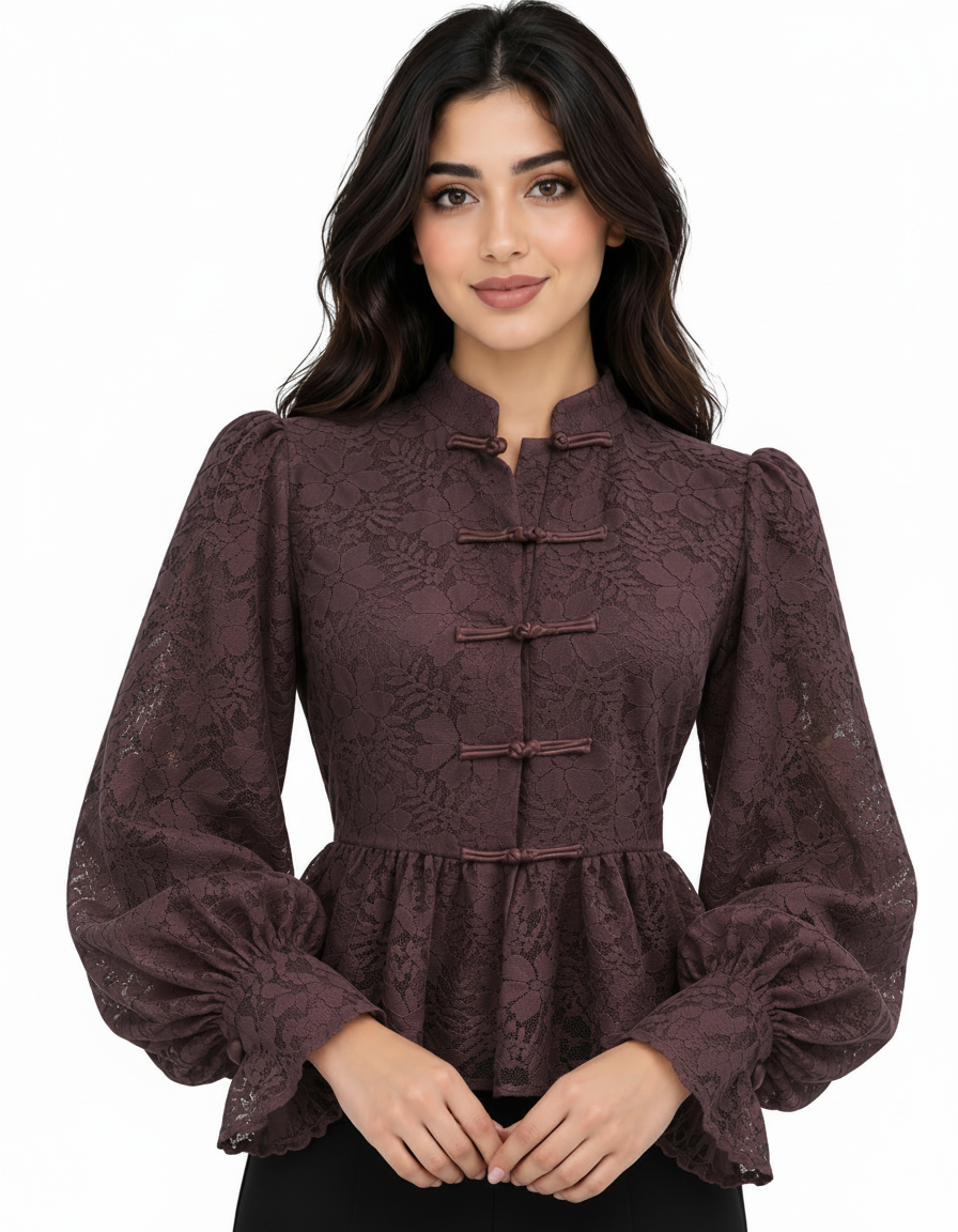 Dalia-Nour Floral Blouse – Long Sleeve  Elora