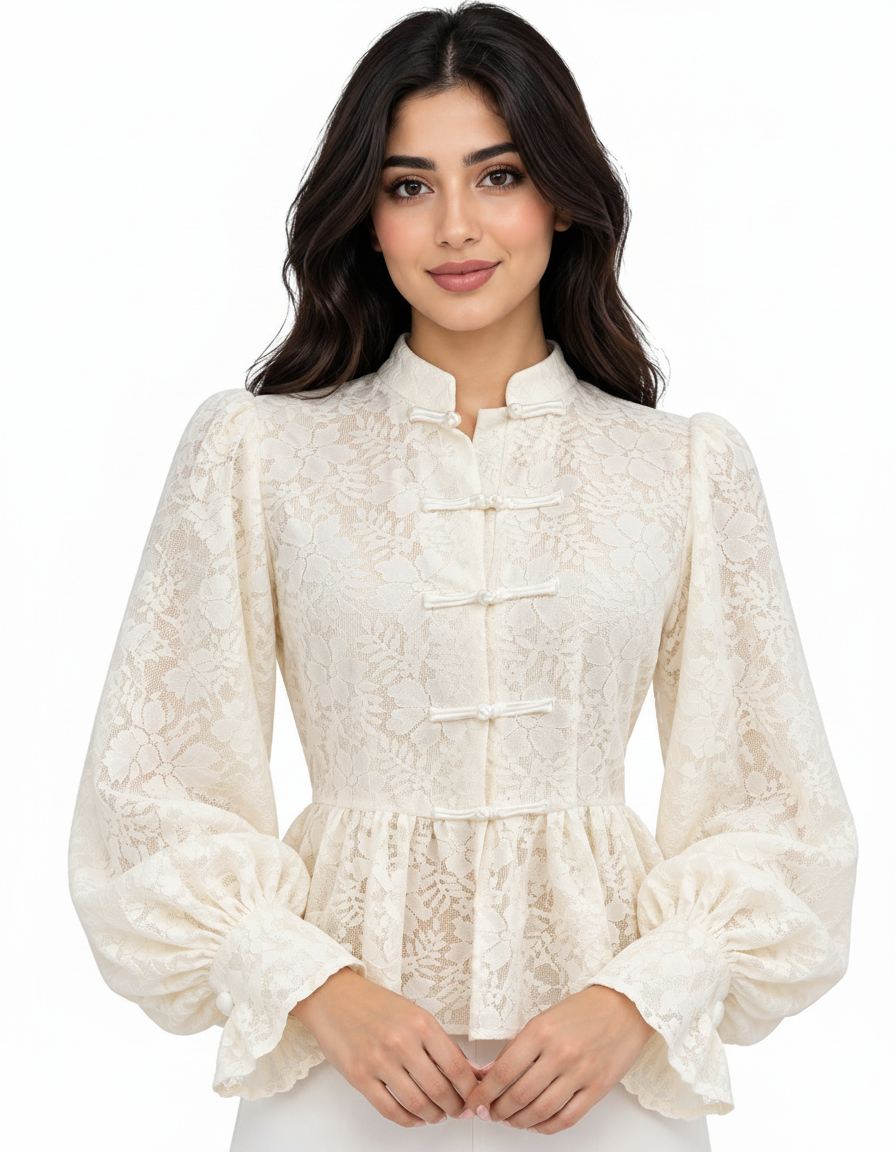Dalia-Nour Floral Blouse – Long Sleeve  Elora
