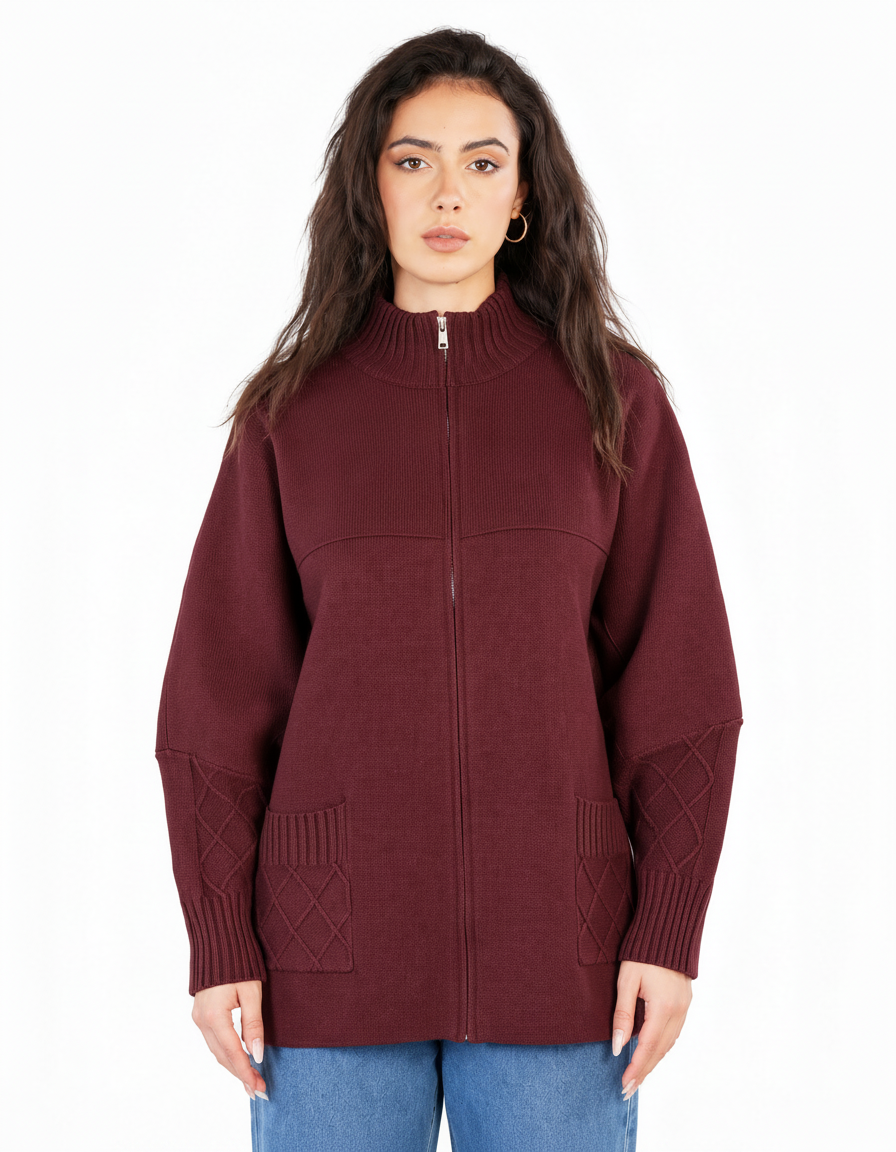 Knit cardigan