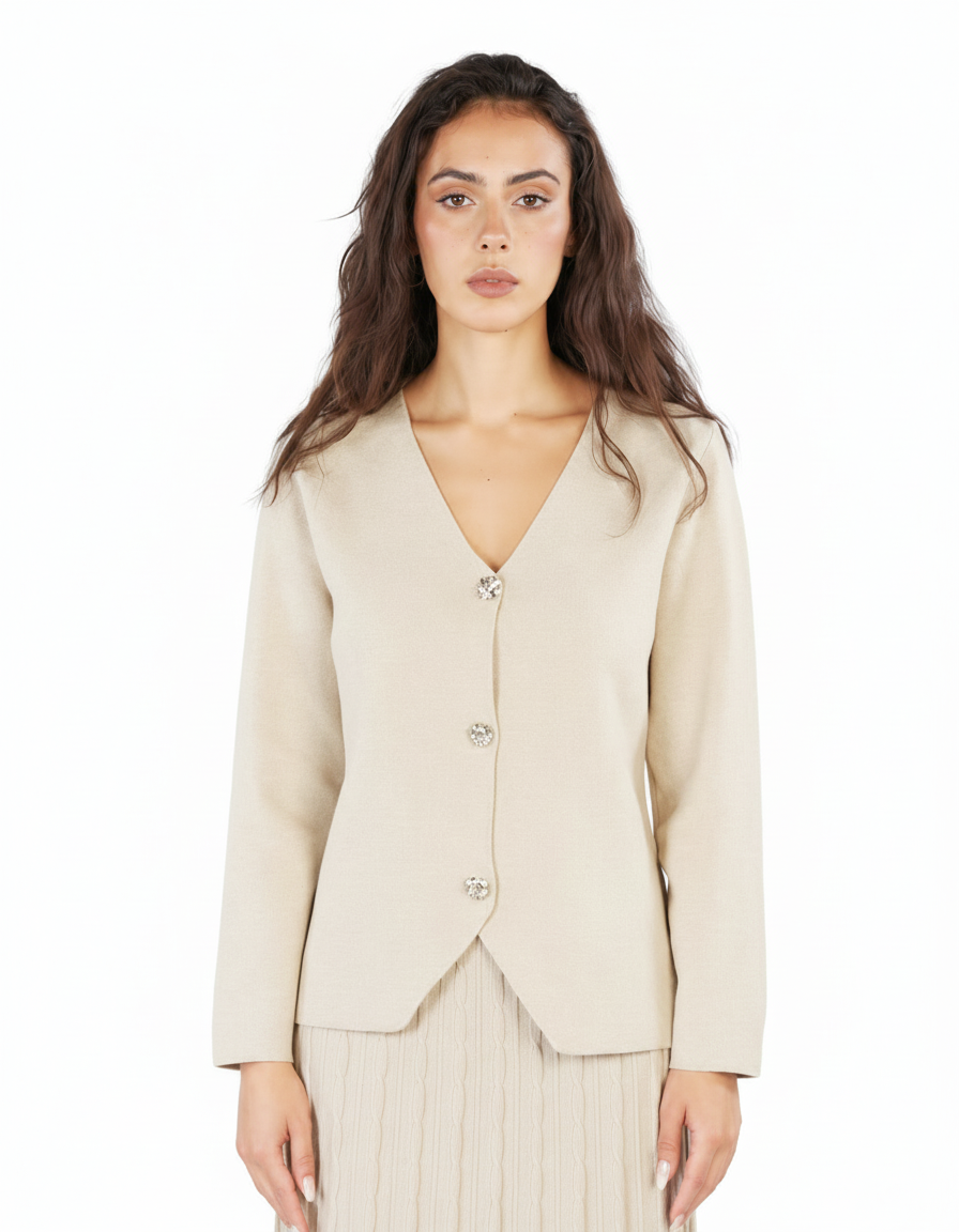 Knit cardigan