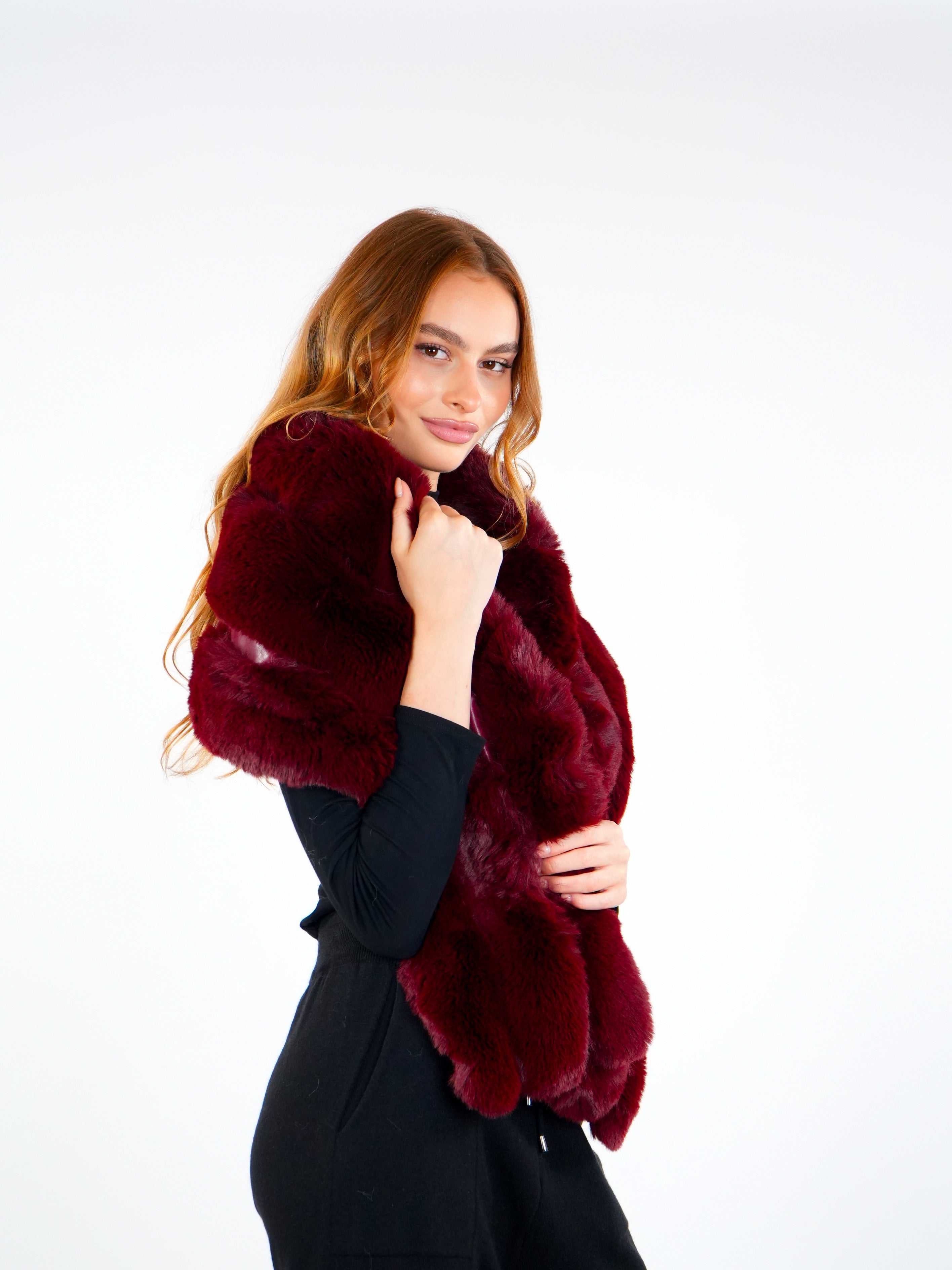 Soft Fur Shoulder Scarf