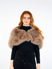 Soft Fur Shoulder Scarf  Elora