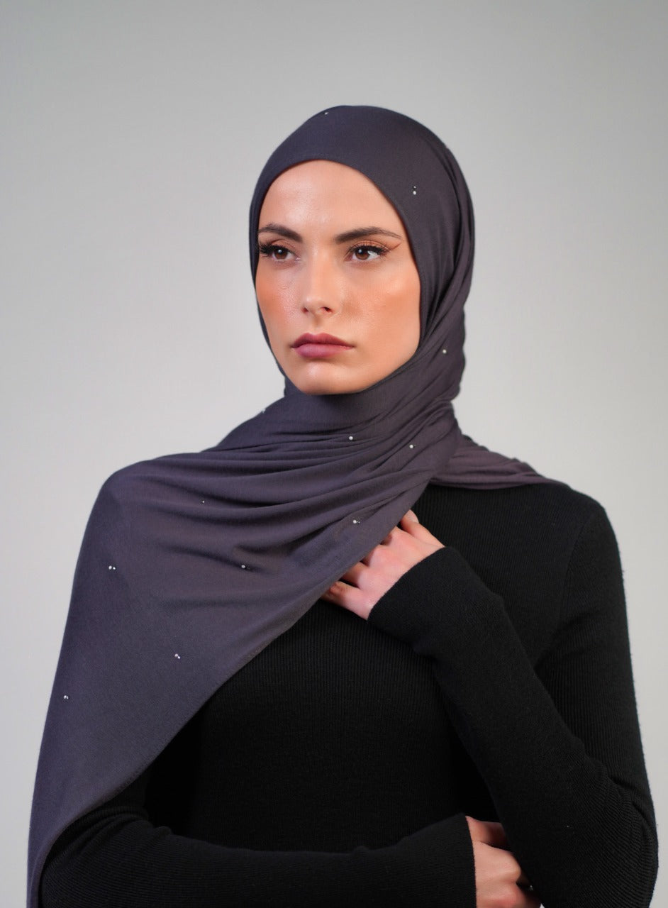 Cotton Stretch With Stones - Voile Fashion