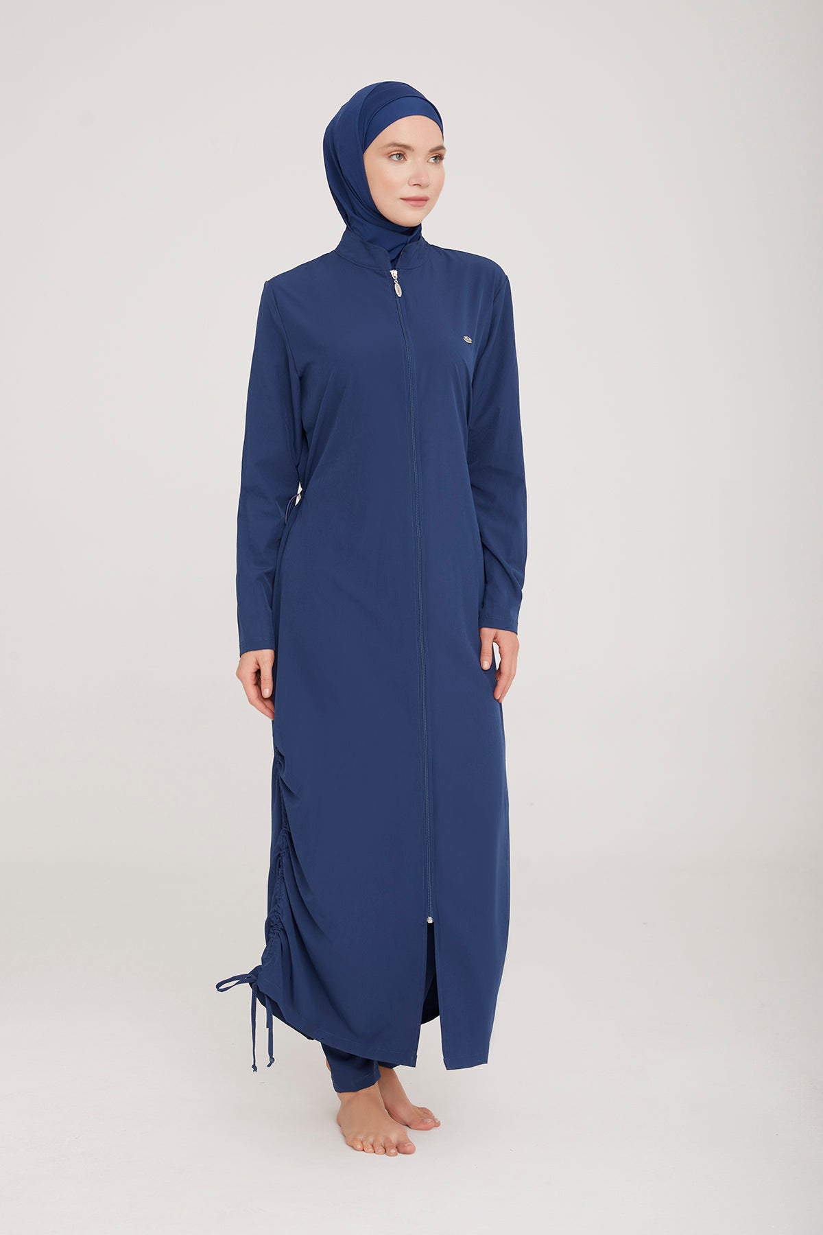 Adasea Burkini  Swimsuit-4065-B -  Voile