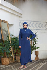 Adasea Burkini  Swimsuit-4065-B -  Voile