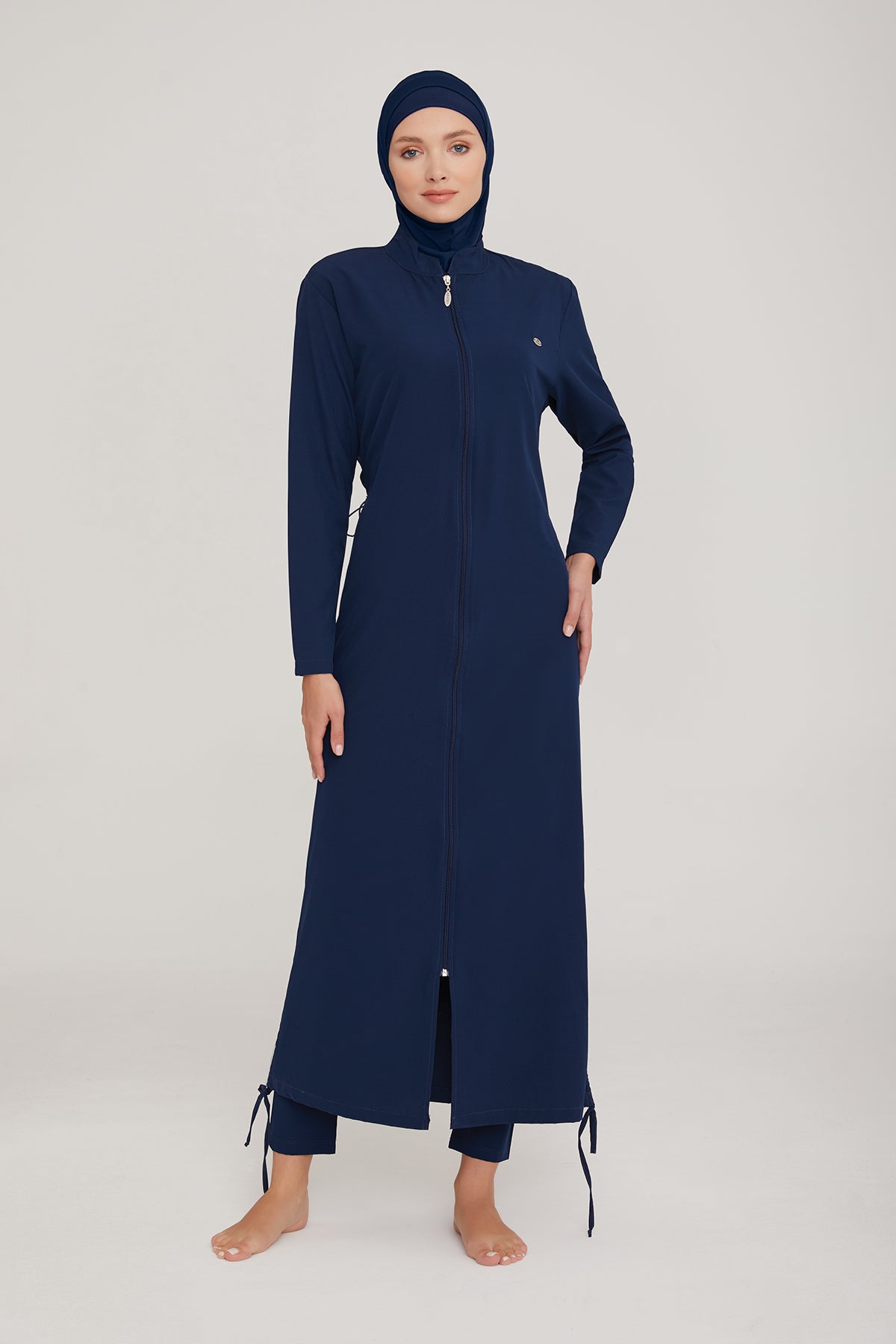 Adasea Burkini  Swimsuit-4065-B -  Voile