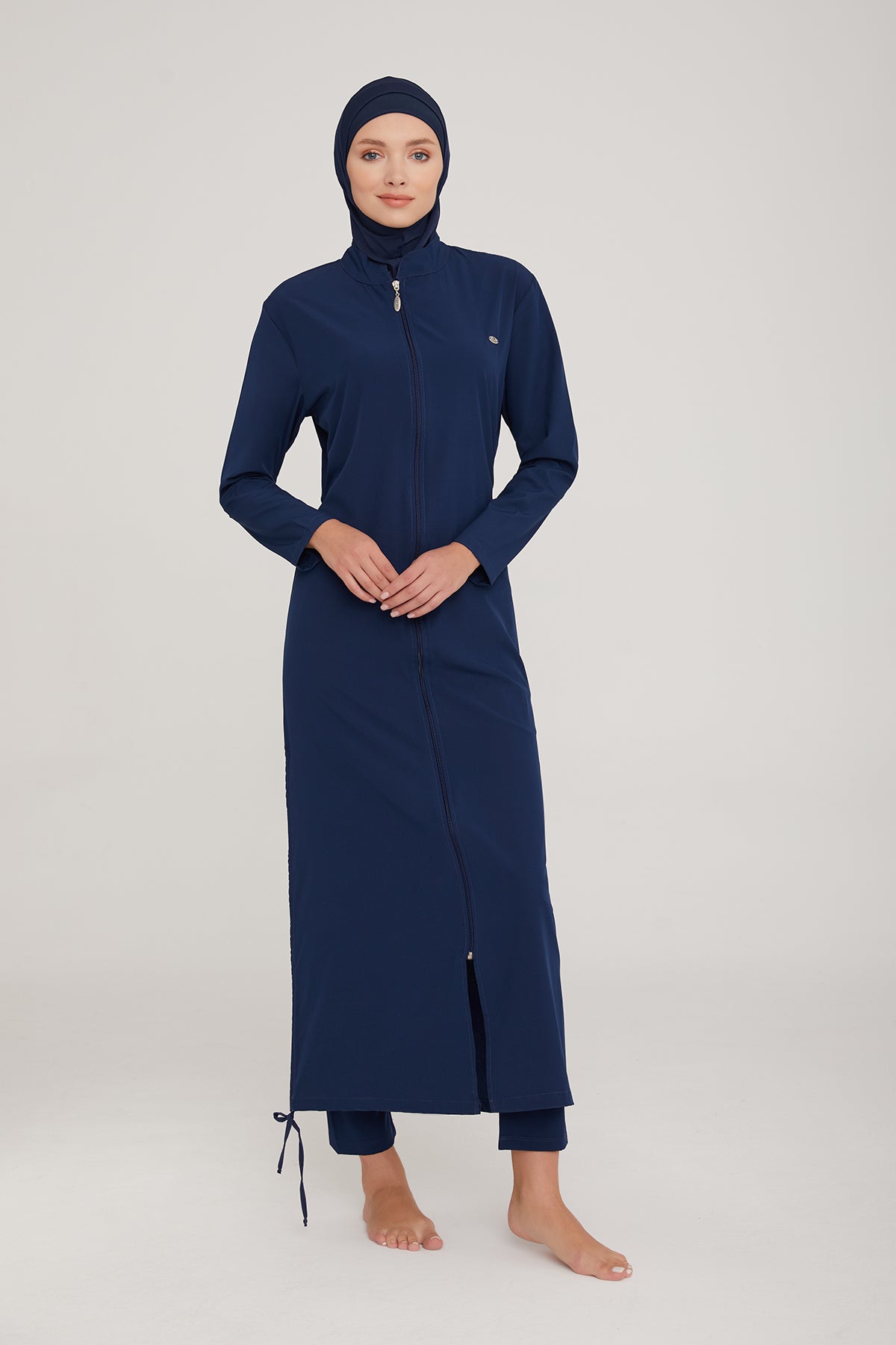 Adasea Burkini  Swimsuit-4065-B -  Voile