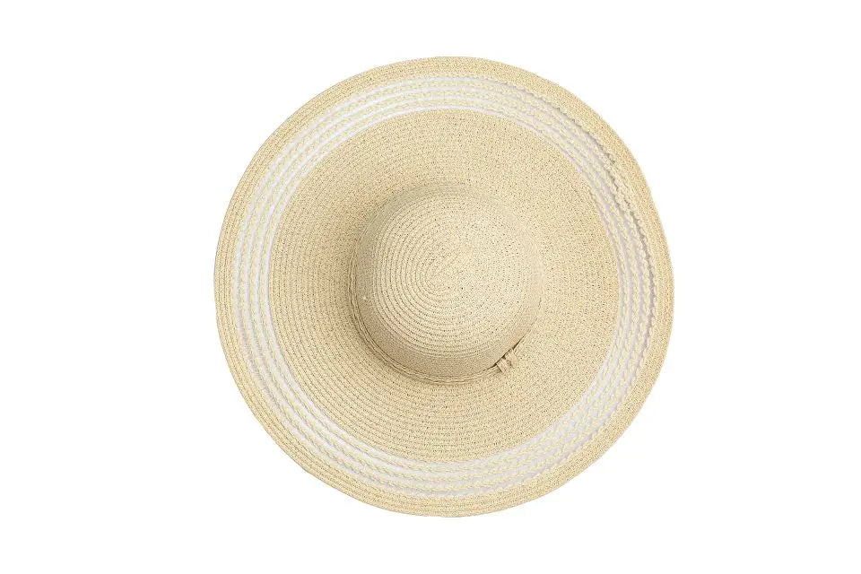 Summer Straw Hat -  Voile