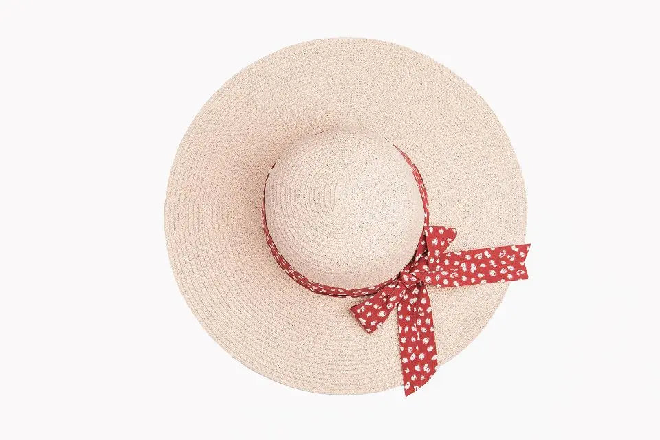 Summer Straw Hat -  Voile