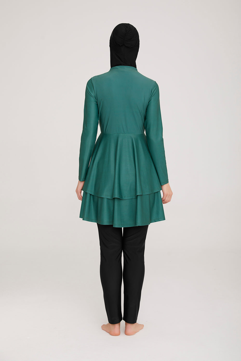 Adasea Burkini  Swimsuit-4442 -  Voile