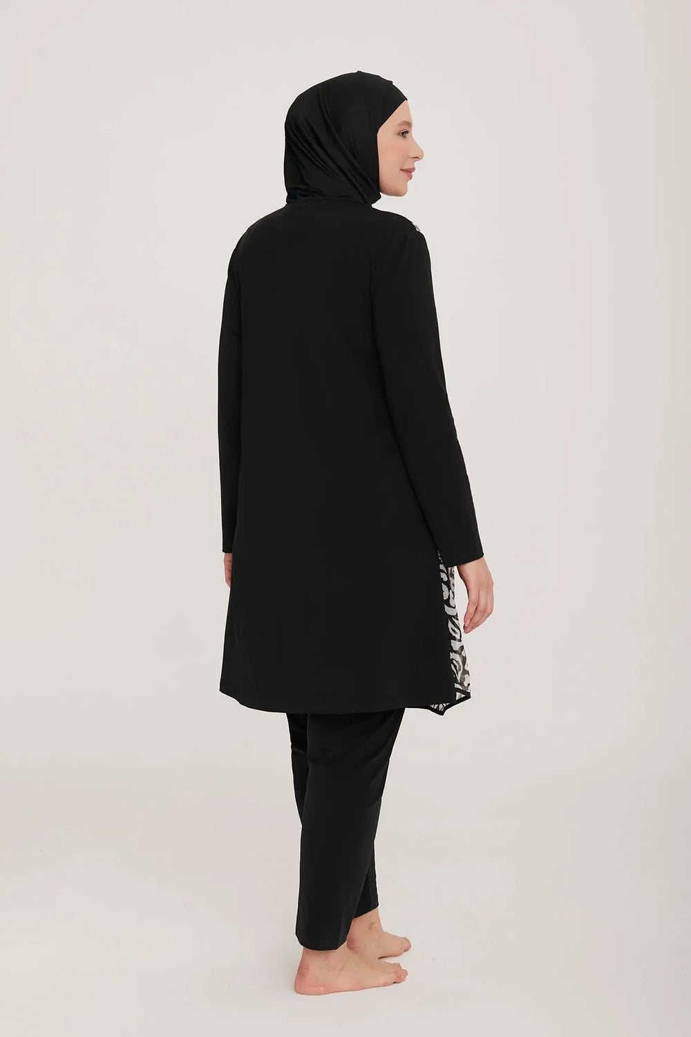 Adasea Burkini  Swimsuit-4481-B -  Voile