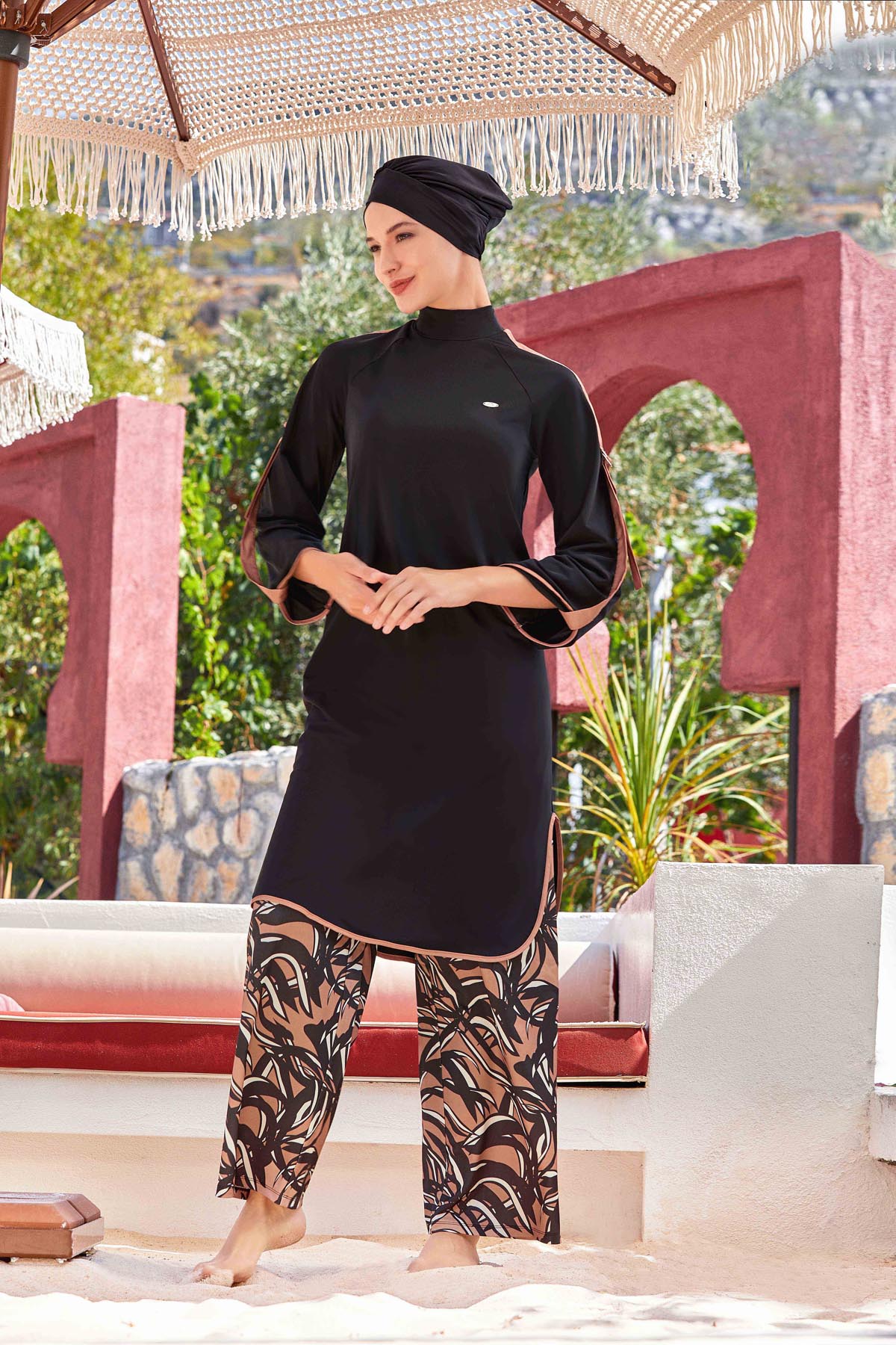 Adasea Burkini  Swimsuit- 4518  Voile