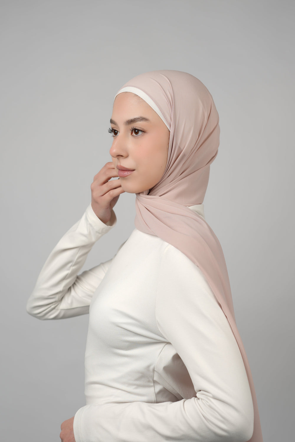 Basic Plain Chiffon Hijab  Voile